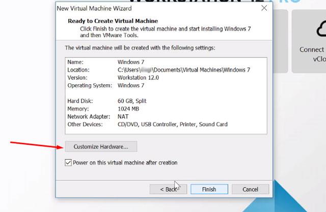 Instructions on how to install and run Windows 7 on a VMware virtual machine