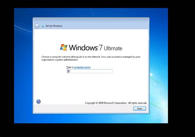 Instructions on how to install and run Windows 7 on a VMware virtual machine