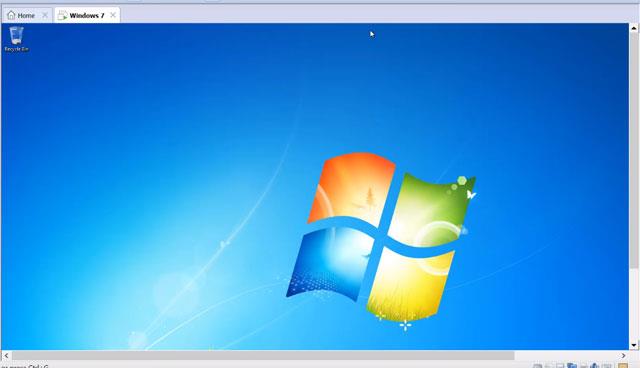 Instructions on how to install and run Windows 7 on a VMware virtual machine