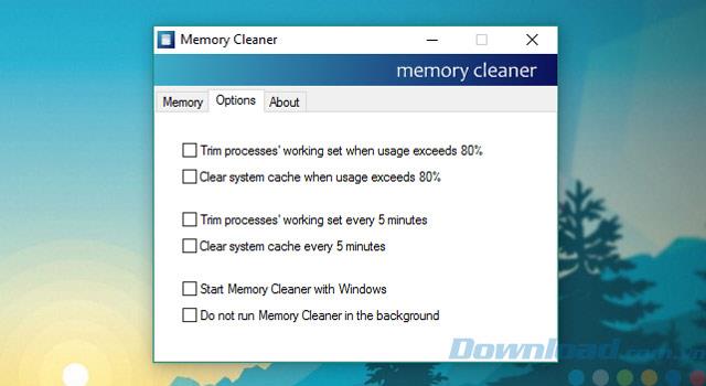 Optimize your computer RAM with Memory Cleaner software