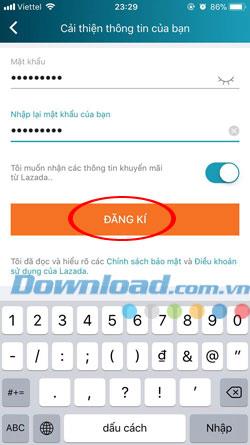 How to create a Lazada account on your phone