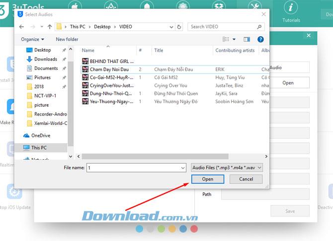 Bagaimana cara mengedit informasi file musik dengan 3uTools