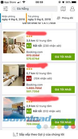 How to book a hotel online with Trivago app