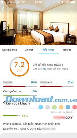How to book a hotel online with Trivago app