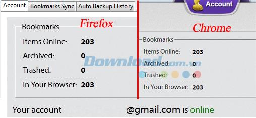 Data synchronization, sync Bookmarks between Chrome and Firefox