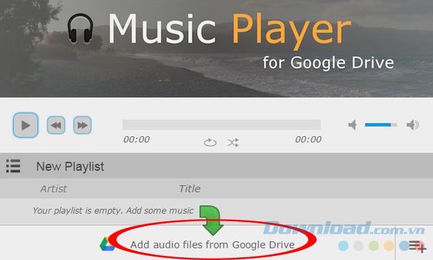 Create playlists in Google Drive