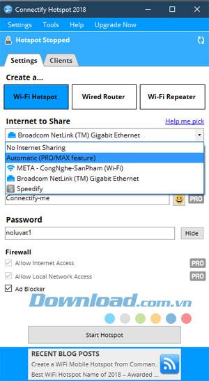 Review Connectify Hotspot: Easily create Wi-Fi access points on Windows