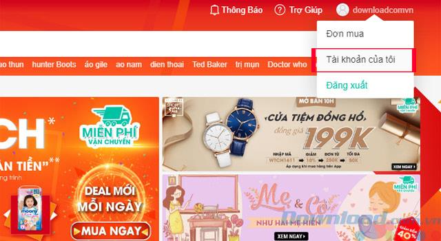 Shopeeアカウント情報を編集する手順