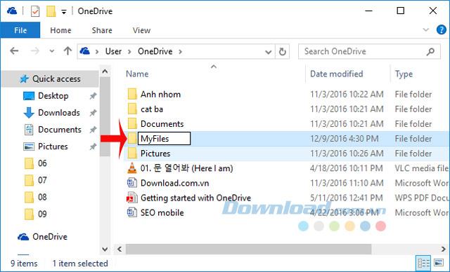 How to sync Windows 10 data to OneDrive