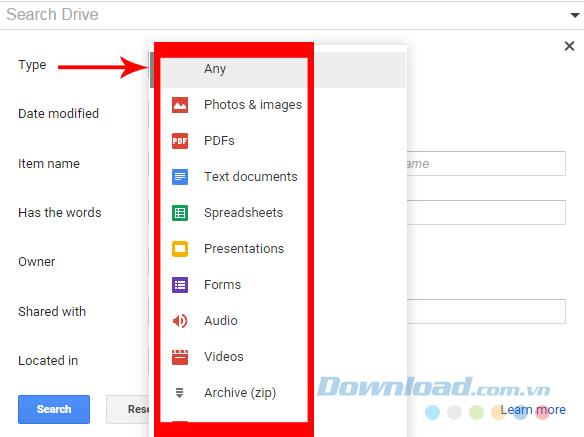 The best way to search on Google Drive