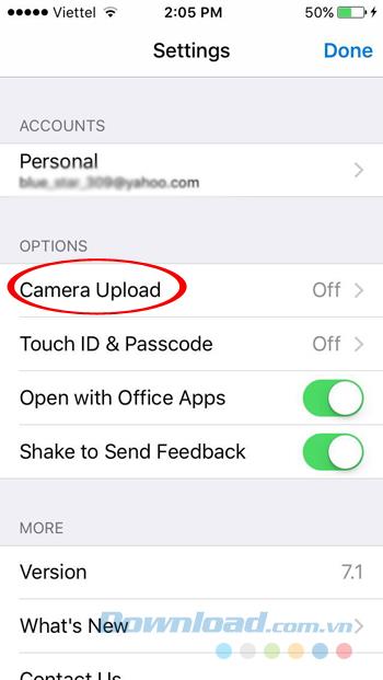 How to use OneDrive storage on iPhone?