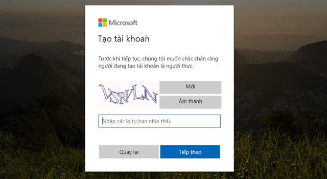Instruksi untuk membuat akun Microsoft tercepat