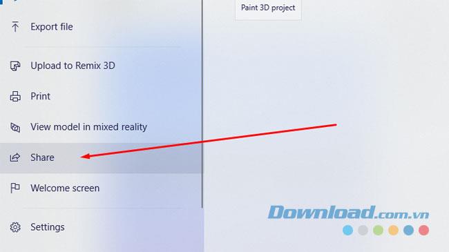 Petunjuk untuk membuat dan mengunggah konten 3D ke Facebook dengan Paint 3D