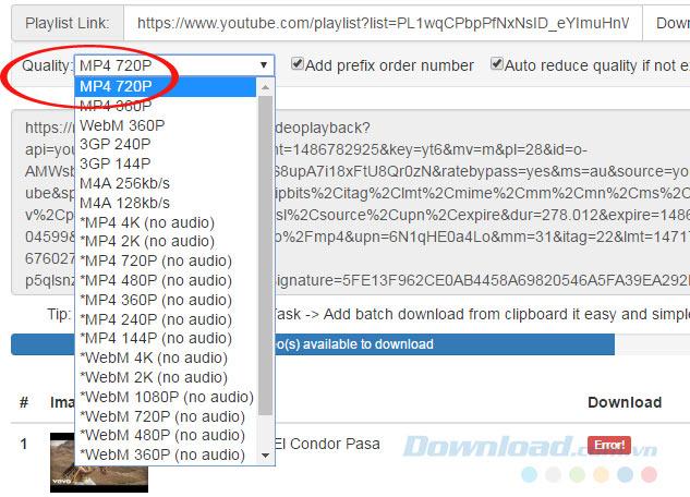 How to download playlist videos on Youtube to computer