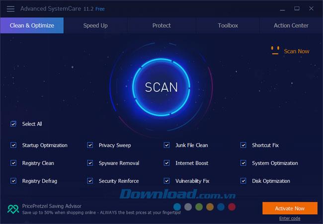 User manual for Advanced SystemCare 11 software