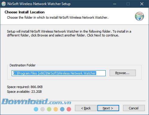 Instructions for downloading and installing Wireless Network Watcher software