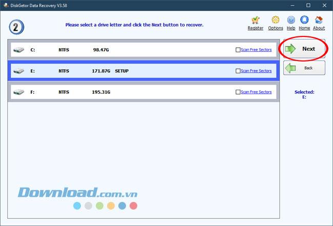 Anweisungen zum Wiederherstellen von Daten mit DiskGetor Data Recovery