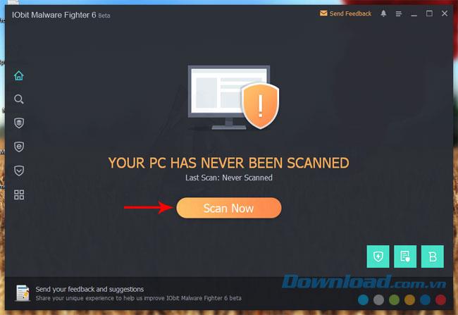 Instructions for using IObit Malware Fighter 6 software