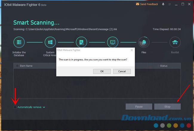 Instructions for using IObit Malware Fighter 6 software