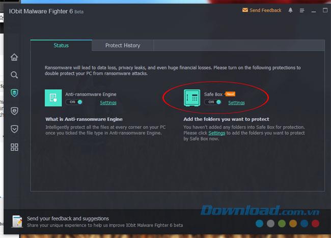 Instructions for using IObit Malware Fighter 6 software