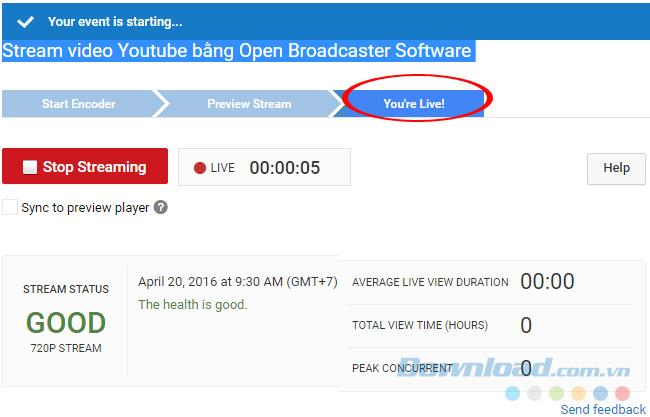 كيفية دفق أشرطة فيديو يوتيوب مع OBS