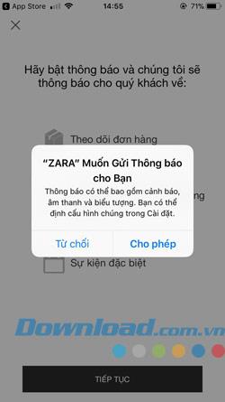 Zara Vietnam Rabatte bis zu 50%, installieren Sie Instant-Shopping-Anwendungen schnell