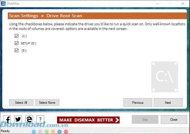 Anweisungen zur Verwendung der DiskMax-Software auf dem Computer