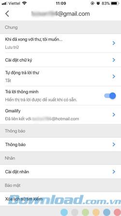 Instructions for adding non-Google mail accounts to Gmail for iOS