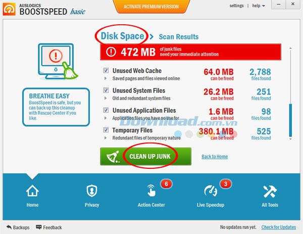 Speed ​​up the Internet with AusLogics BoostSpeed