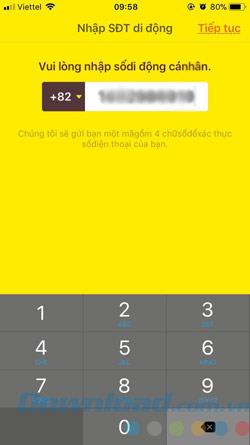 Instructions for registering a KakaoTalk account