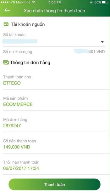 Guide to paying QR Pay via Vietcombank