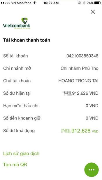 Guide to paying QR Pay via Vietcombank