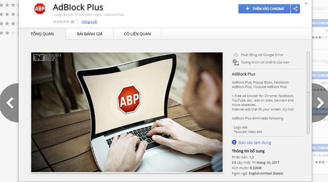 Warnung zum Blockieren von Anzeigen Blockieren von Adblock Plus-Anzeigen bei Chrome-Tricks