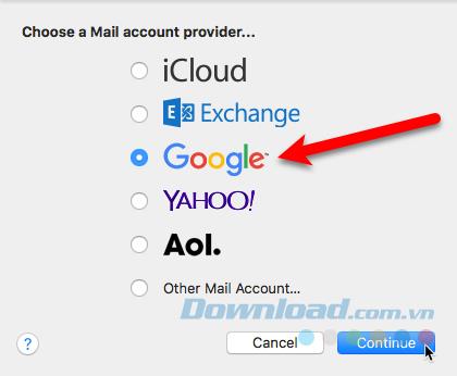 Instructions for adding and deleting email accounts on Mac, iPhone and iPad