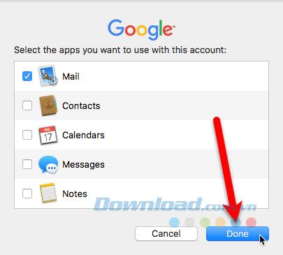 Instructions for adding and deleting email accounts on Mac, iPhone and iPad