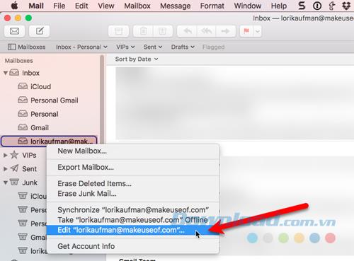 Instructions for adding and deleting email accounts on Mac, iPhone and iPad