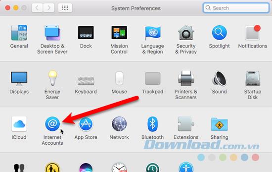 Instructions for adding and deleting email accounts on Mac, iPhone and iPad