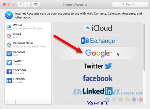 Instructions for adding and deleting email accounts on Mac, iPhone and iPad