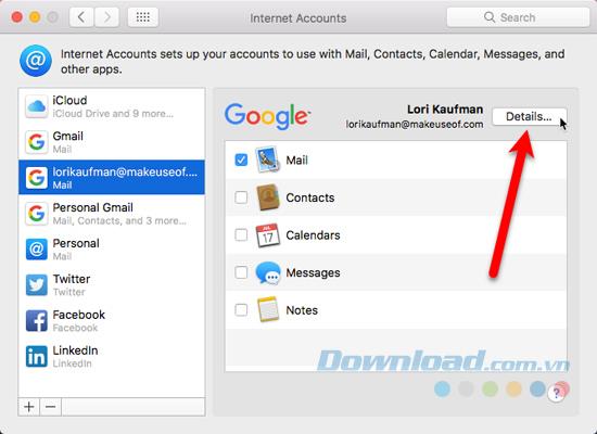 Instructions for adding and deleting email accounts on Mac, iPhone and iPad