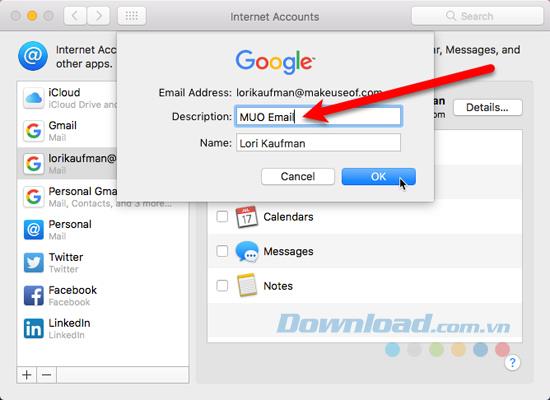 Instructions for adding and deleting email accounts on Mac, iPhone and iPad