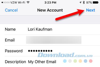 Instructions for adding and deleting email accounts on Mac, iPhone and iPad