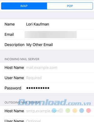 Instructions for adding and deleting email accounts on Mac, iPhone and iPad