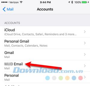 Instructions for adding and deleting email accounts on Mac, iPhone and iPad