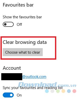 Anweisungen zum Löschen des Browserverlaufs und der Daten in Microsoft Edge