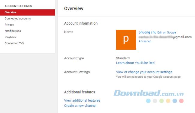 Instructions to temporarily hide or permanently delete YouTube channels