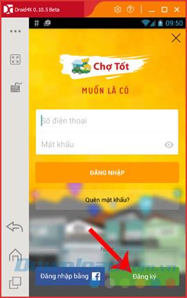 How to register for a Cho Tot account?