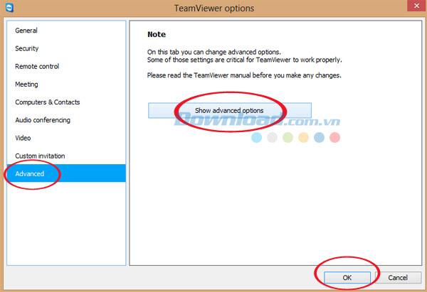 Instructions on how to anonymize and turn off online status on TeamViewer