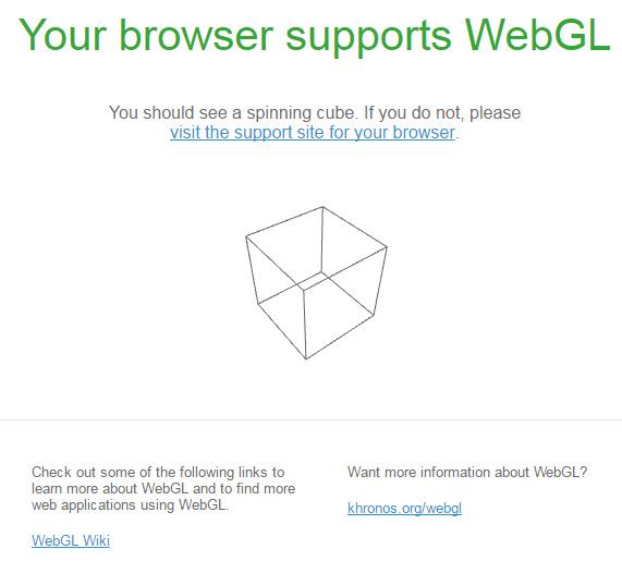 How to enable WebGL on a computer browser