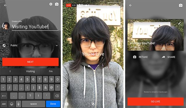 How to Live Stream on YouTube phones