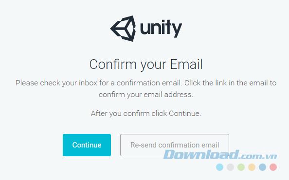 How to create an Unity account to design a game